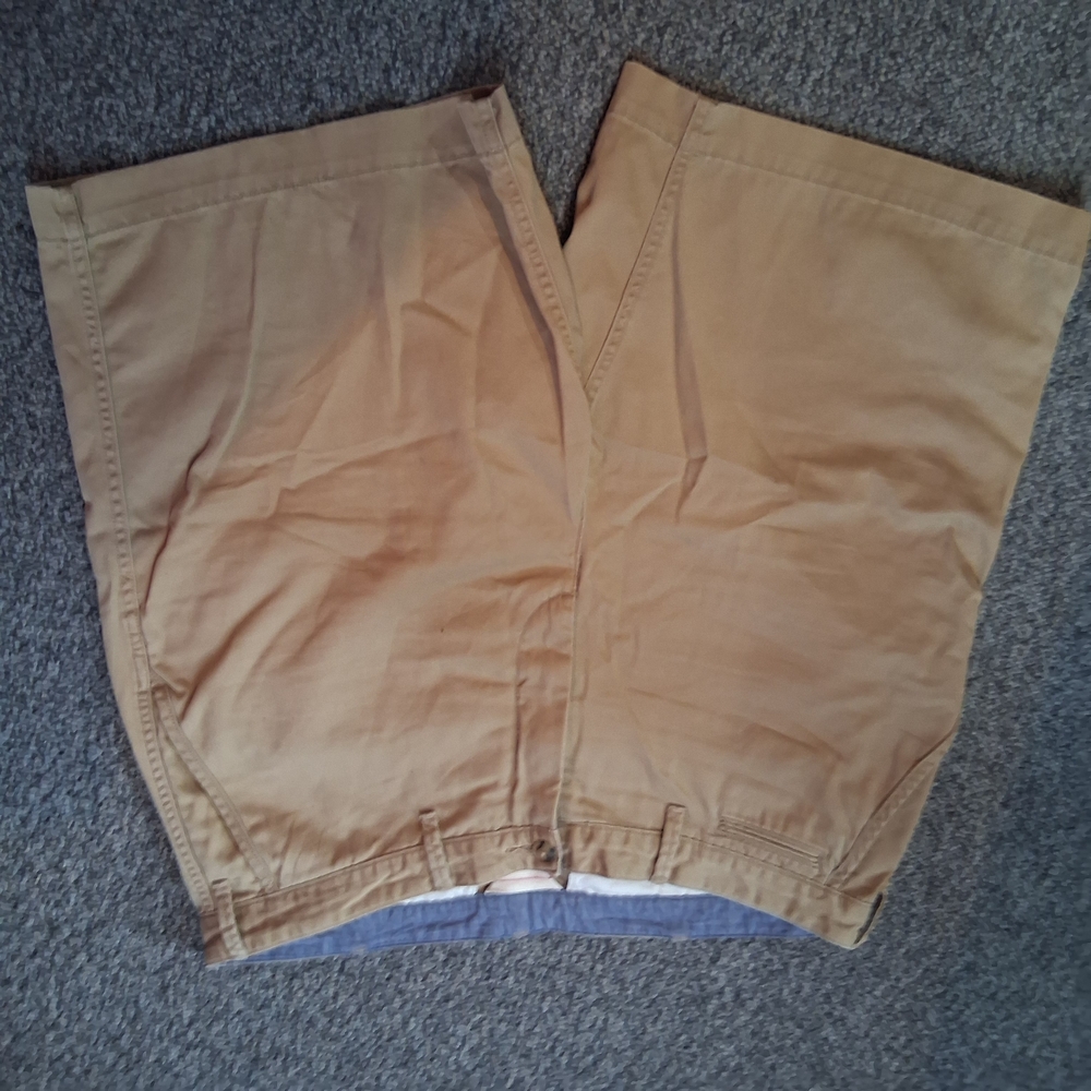 Polo by Ralph Lauren Men's Tan Flat Front Shorts